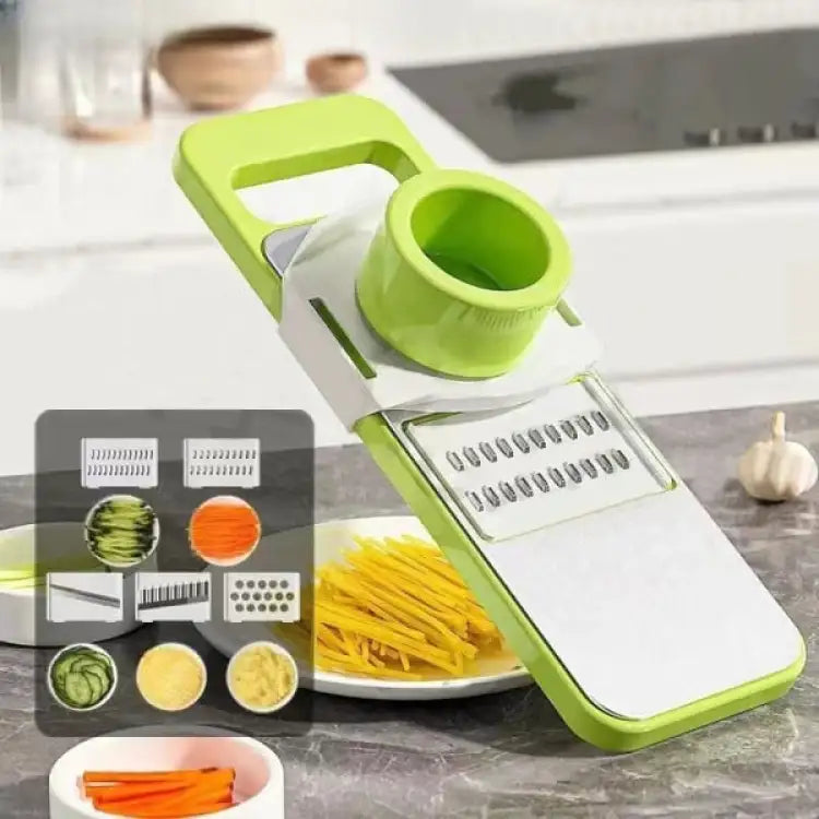 5 in 1 Vegetable Stainless Steel Cutter on Sale (Ramzan Offer)