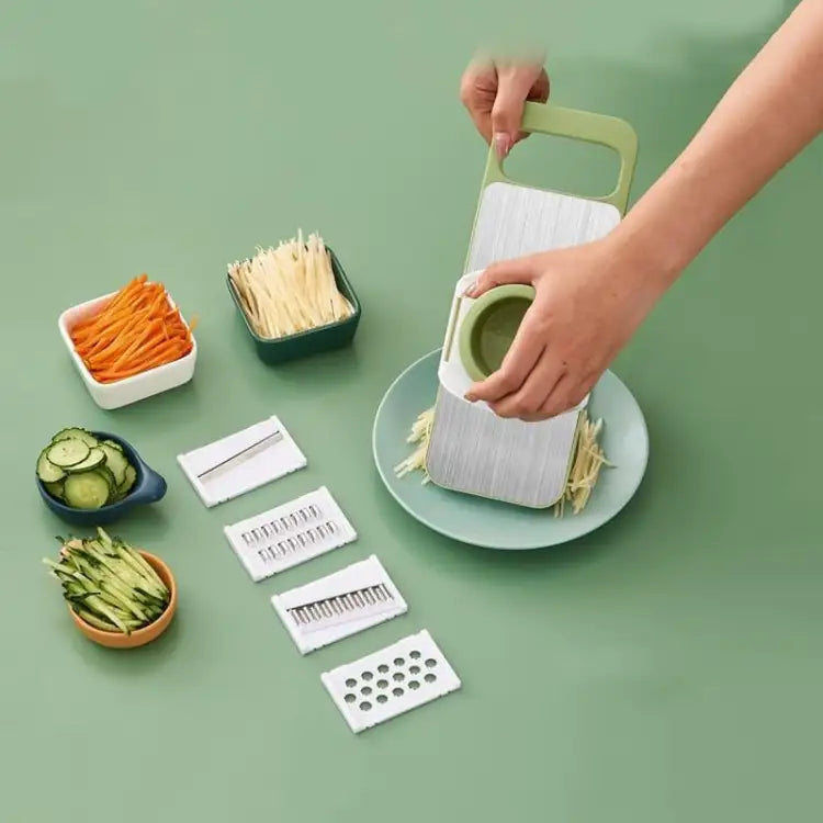 5 in 1 Vegetable Stainless Steel Cutter on Sale (Ramzan Offer)