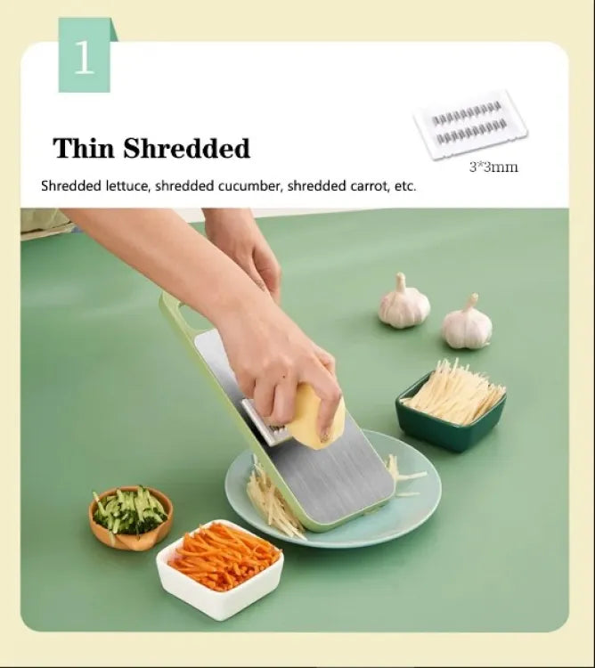 5 in 1 Vegetable Stainless Steel Cutter on Sale (Ramzan Offer)