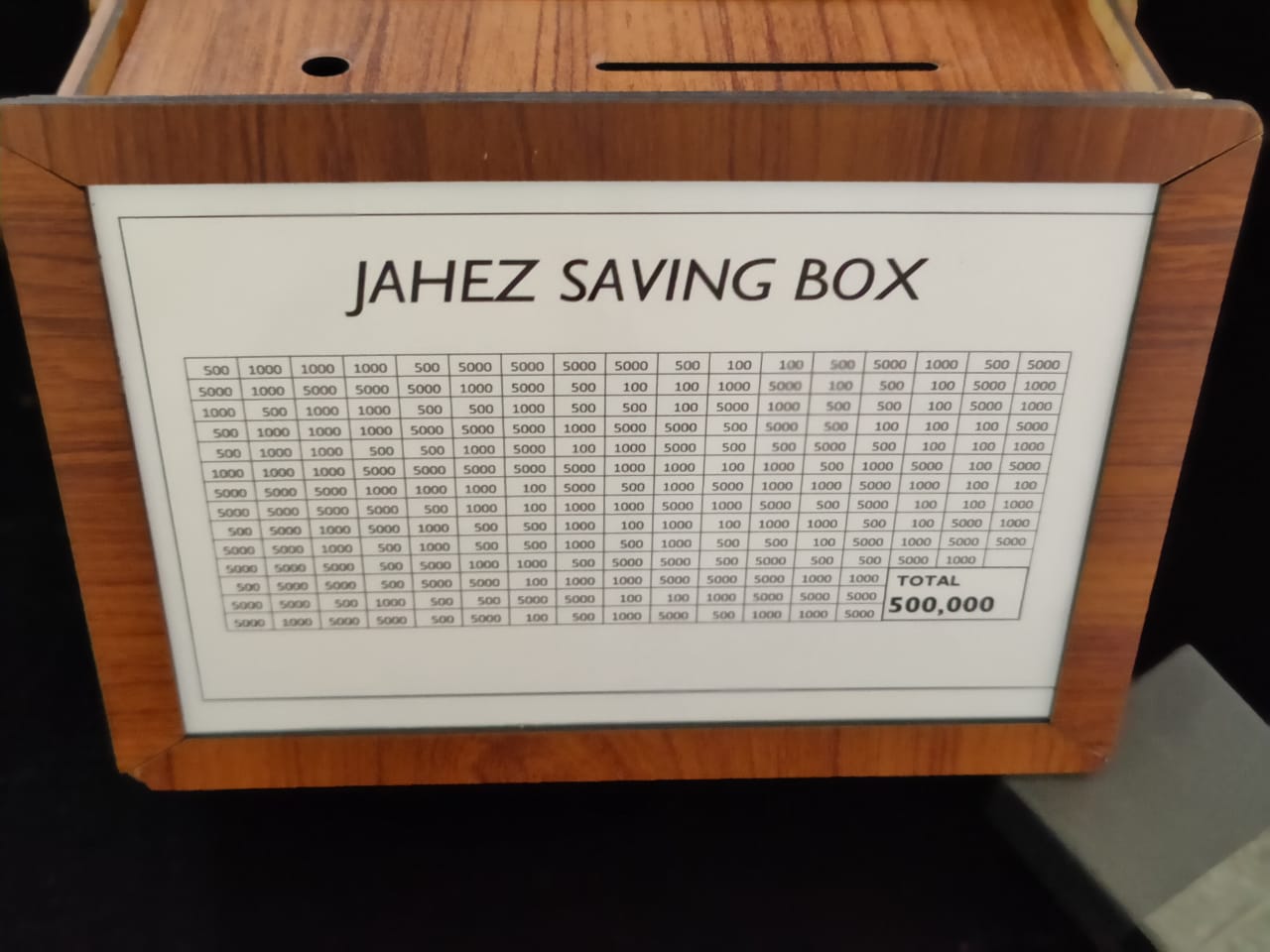MONEY SAVING BOX