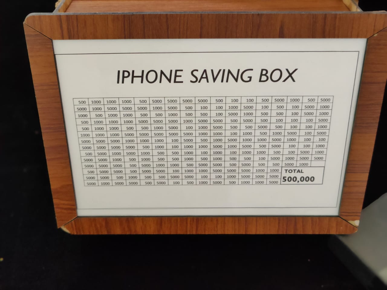 MONEY SAVING BOX