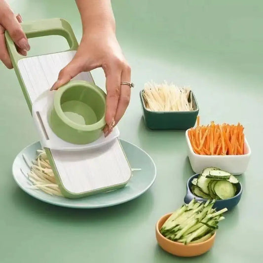 5 in 1 Vegetable Stainless Steel Cutter on Sale (Ramzan Offer)